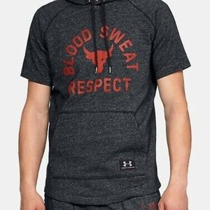 Under Armour Project Rock Short Sleeve Hoodie